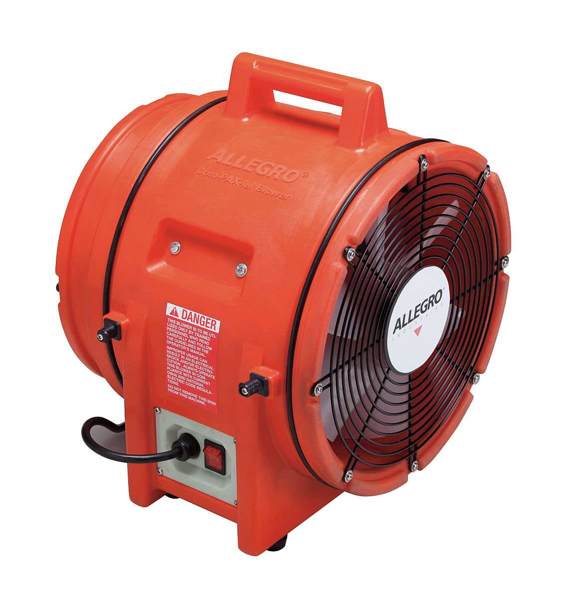 Allegro 9543-25 12" Axial Blower with 25 ft Ducting, 1 HP