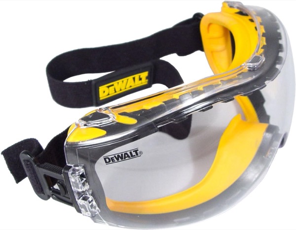 DEWALT DPG82 Concealer Anti-Fog Dual Mold Safety Goggles
