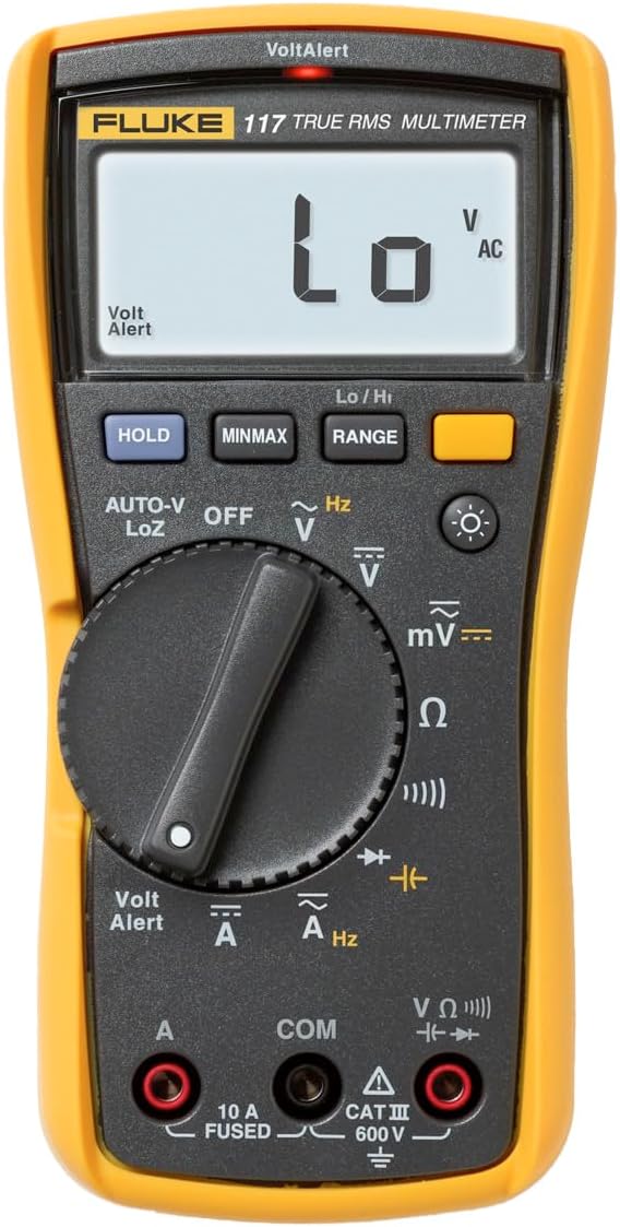 Fluke 117 True-RMS Digital Multimeter with Non-Contact Voltage Detection