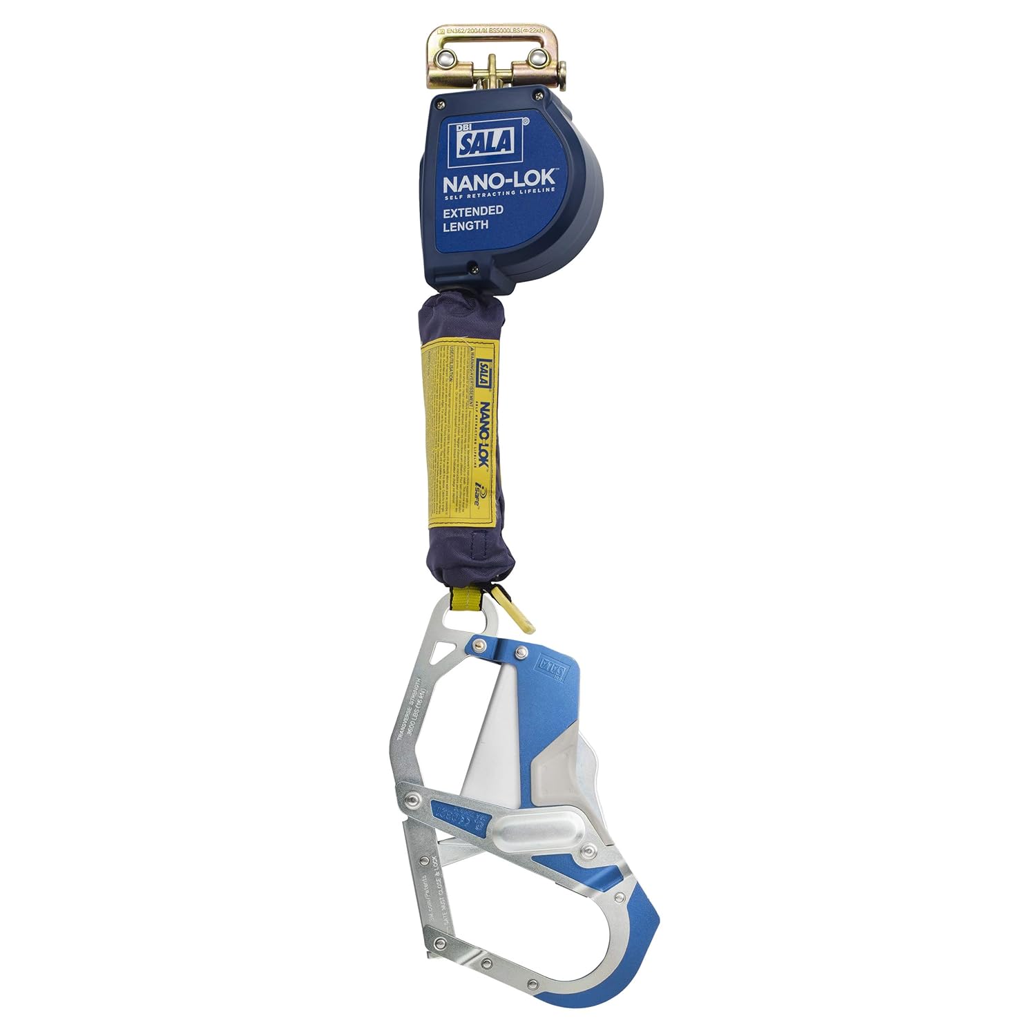 3M DBI-SALA Nano-Lok Self-Retracting Lifeline, 9 ft, Quick Connect