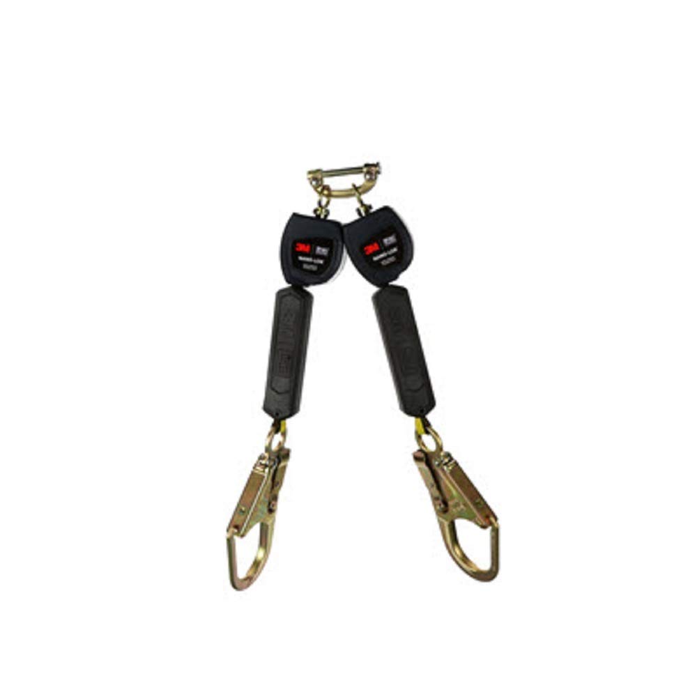 3M DBI-SALA Nano-Lok Twin-Leg Self-Retracting Lifeline, 6 ft
